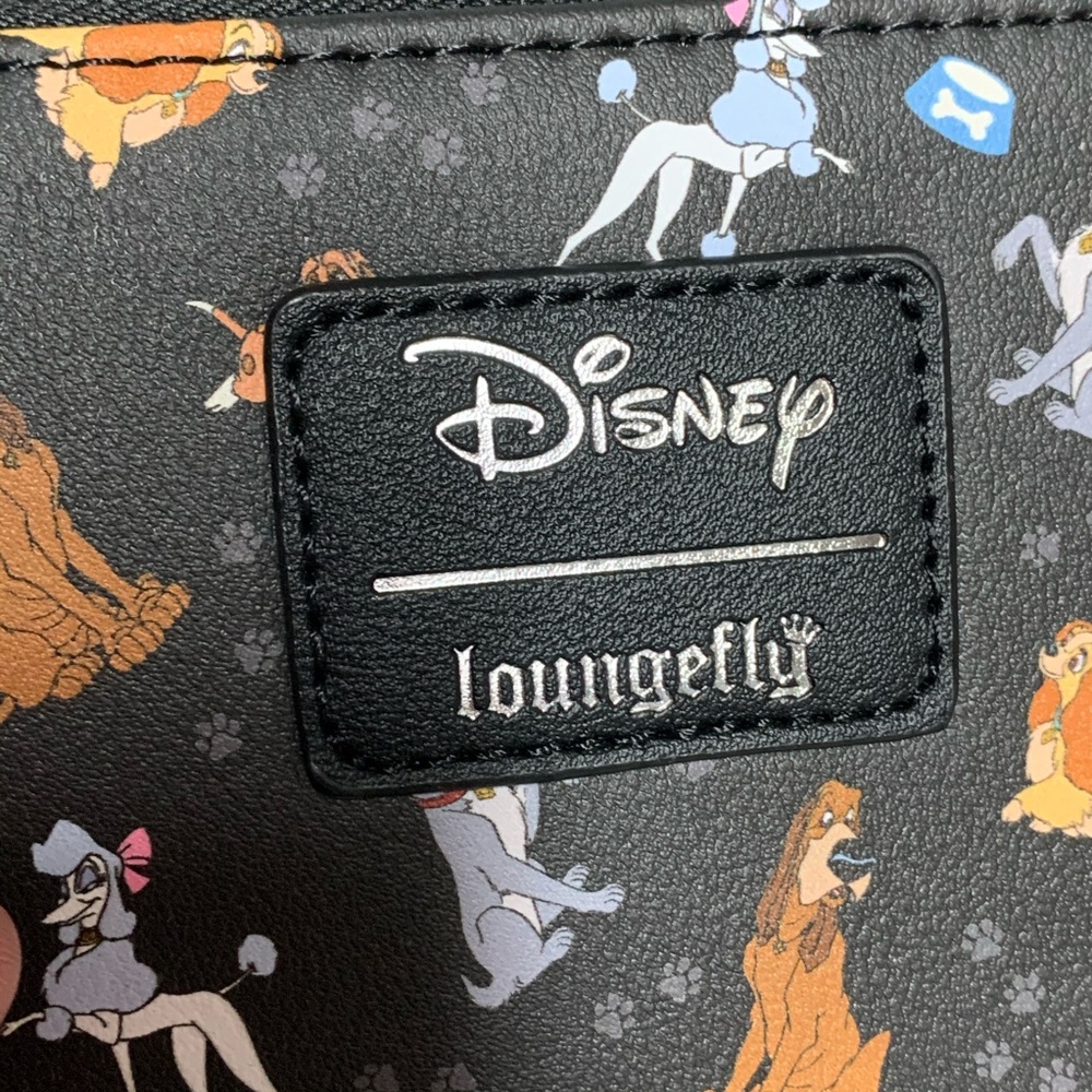 LOUNGEFLY DISNEY DOGS Zip-Around WALLET! - Picture 5 of 6